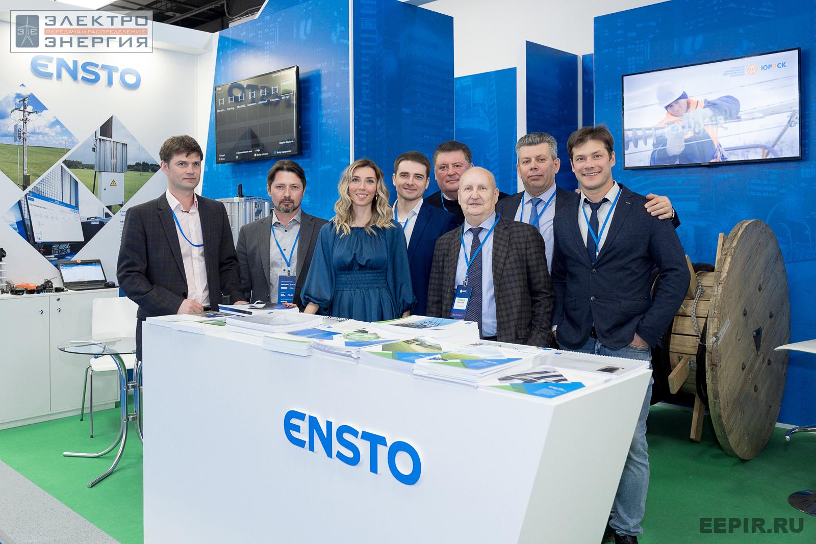 На стенде компании «ЭНСТО РУС» (МФЭС-2022)