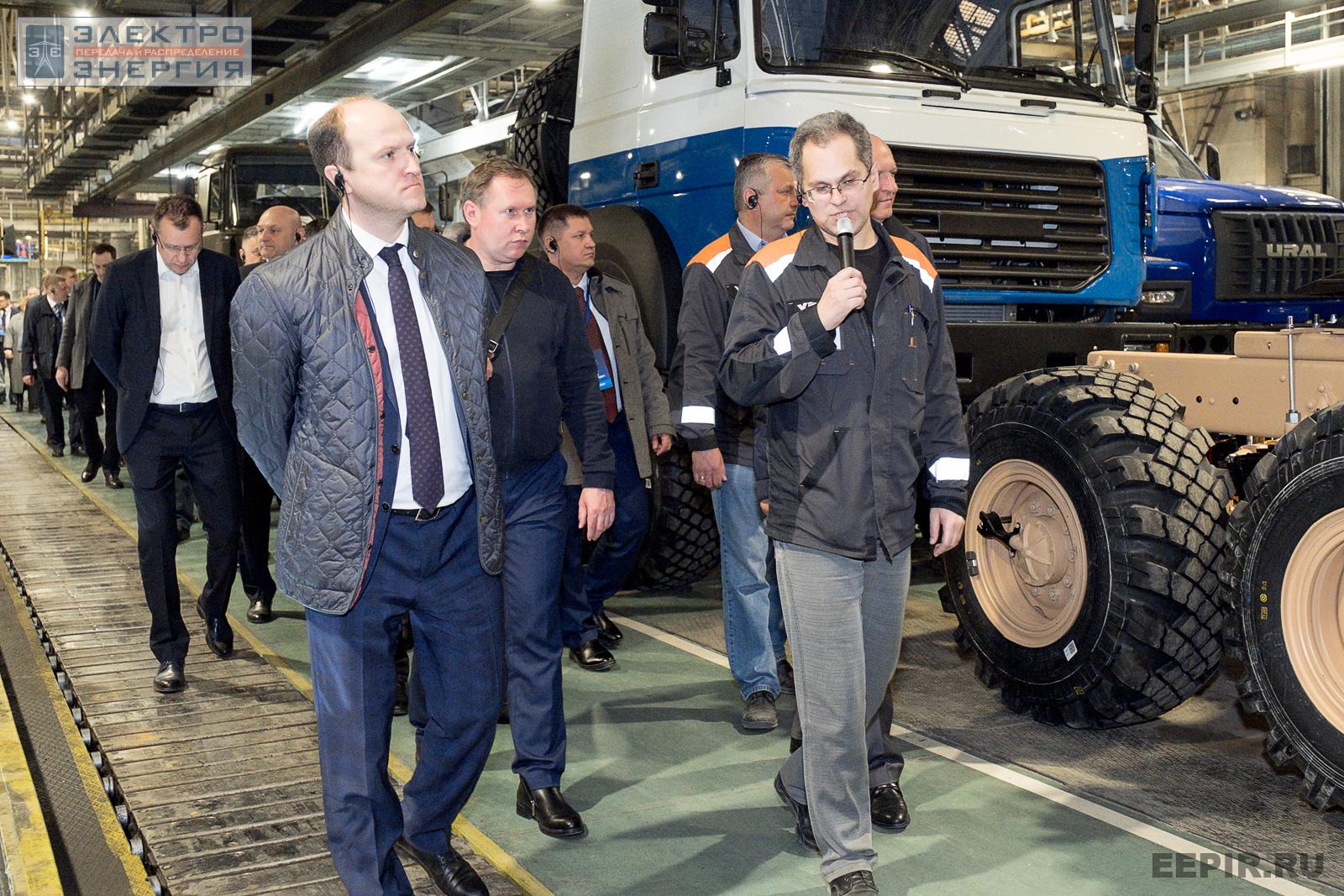 На совещании главных инженеров и руководителей транспортных служб компаний Группы «Россети». Миасс, Челябинская область 20 апреля 2022 г.