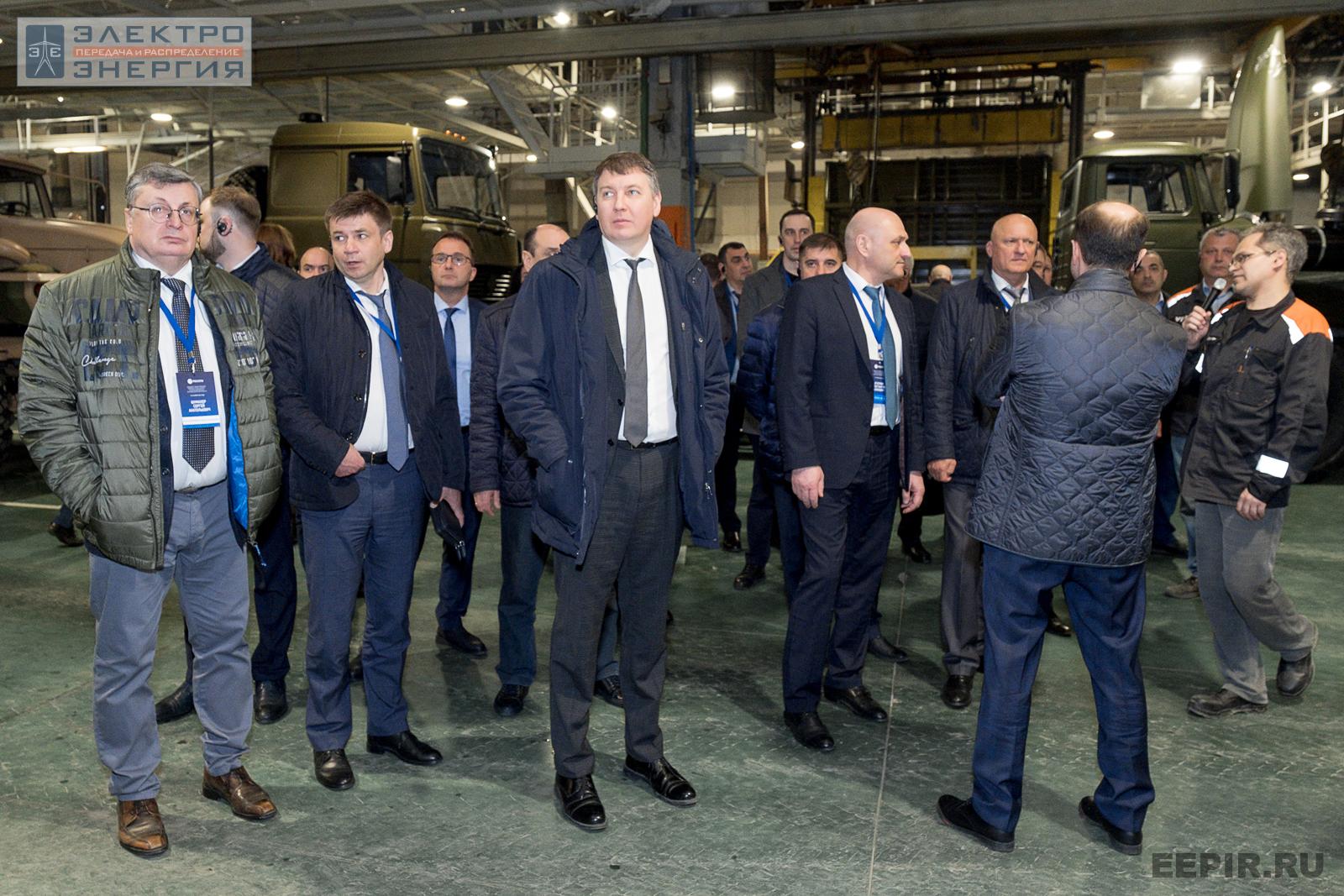 На совещании главных инженеров и руководителей транспортных служб компаний Группы «Россети». Миасс, Челябинская область 20 апреля 2022 г.