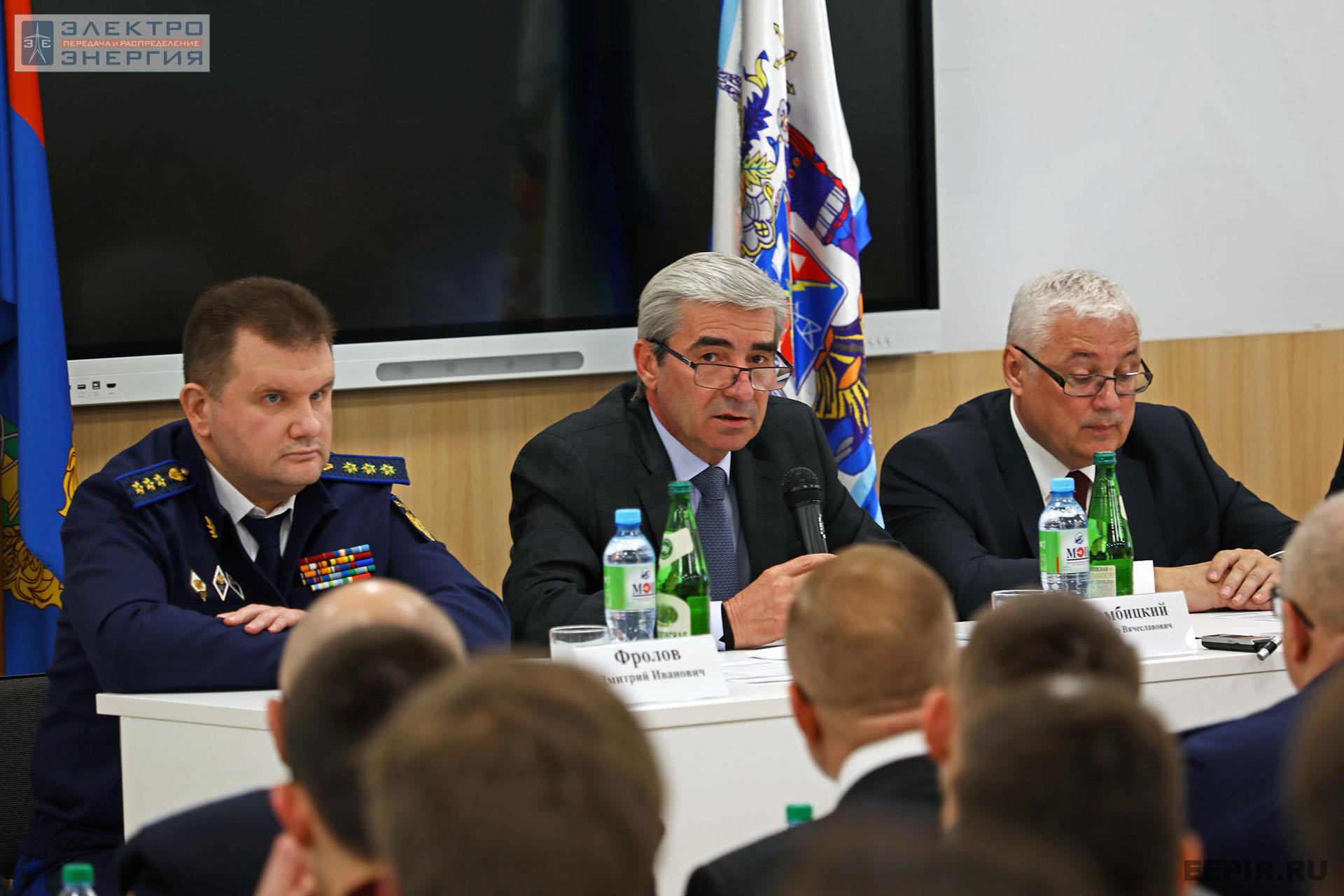 Фролов Дмитрий Иванович, заместитель руководителя Федеральной службы по экологическому, технологическому и атомному надзору, Трембицкий Александр Вячеславович, руководитель Федеральной службы по экологическому, технологическому и атомному надзору, Рогалев Николай Дмитриевич, ректор Национального исследовательского университета «МЭИ», День Ростехнадзора в НИУ «МЭИ»