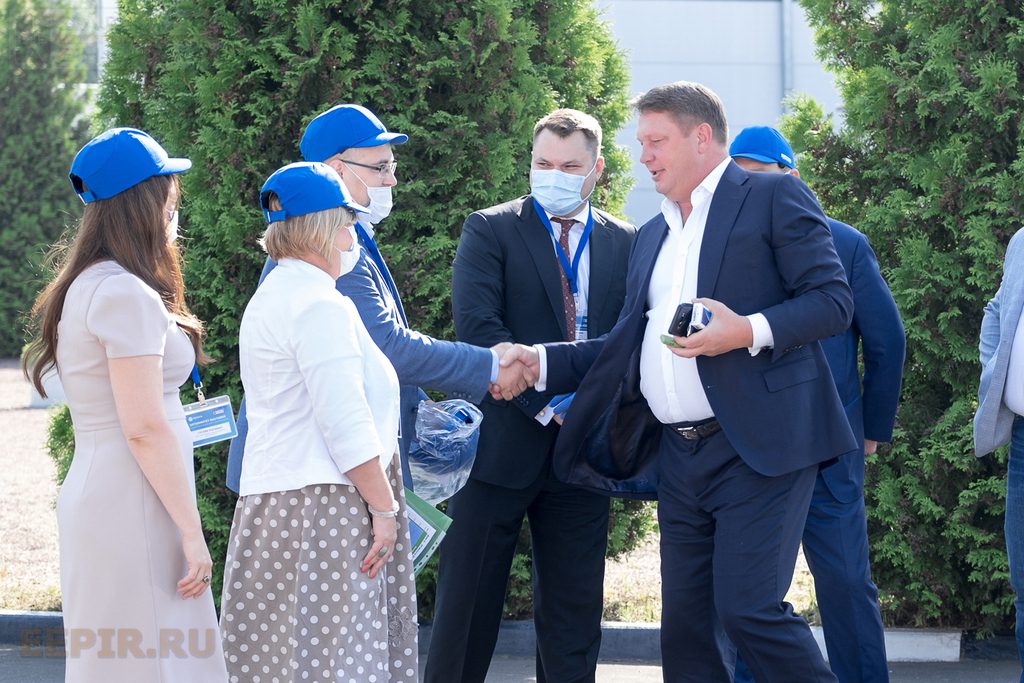 Открытие Всероссийского Смотра-конкурса электрозащитных средств, средств защиты при работе на высоте и выставки инструментов, приспособлений и средств индивидуальной защиты. 25.08.2020, Моск. область, г. Балашиха, Полигон ПС 157 «Горенки»
