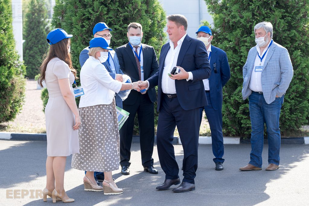 Открытие Всероссийского Смотра-конкурса электрозащитных средств, средств защиты при работе на высоте и выставки инструментов, приспособлений и средств индивидуальной защиты. 25.08.2020, Моск. область, г. Балашиха, Полигон ПС 157 «Горенки»
