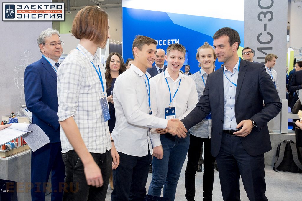 На награждении победителей Международного конкурса «Энергопрорыв - 2019» 03.12.2019, Москва, МФЭС-2019