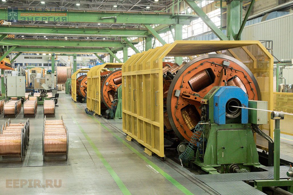 Производство выскоковольтного кабеля «Эстралин ЗВК»
