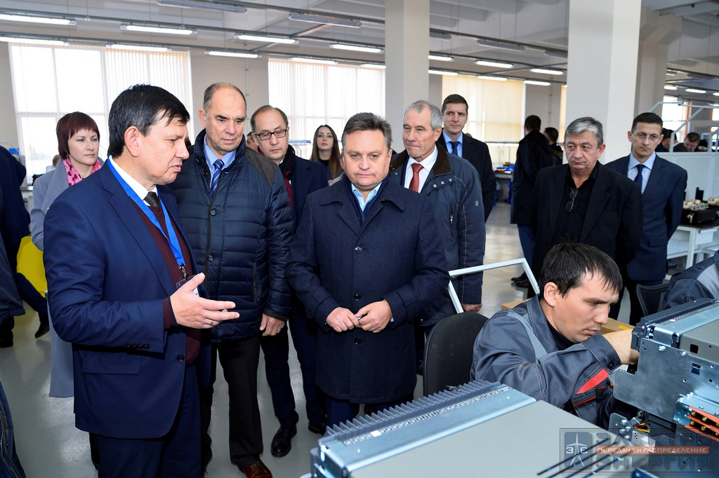 Визит делегации Минэнерго России и представителей энергетических компаний во главе с Заместителем Министра энергетики РФ Андреем Черезовым на производство АО «ЧЭАЗ»
