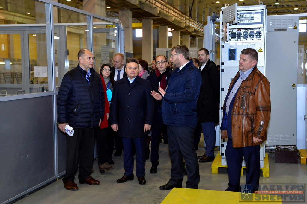 Визит делегации Минэнерго России и представителей энергетических компаний во главе с Заместителем Министра энергетики РФ Андреем Черезовым на производство АО «ЧЭАЗ»
