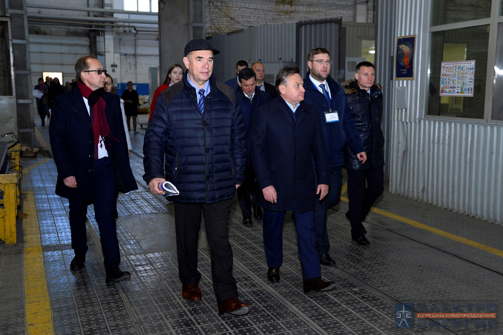 Визит делегации Минэнерго России и представителей энергетических компаний во главе с Заместителем Министра энергетики РФ Андреем Черезовым на производство АО «ЧЭАЗ»
