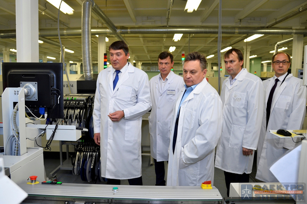 Визит делегации Минэнерго России и представителей энергетических компаний во главе с Заместителем Министра энергетики РФ Андреем Черезовым на производство АО «ЭЛАРА»
