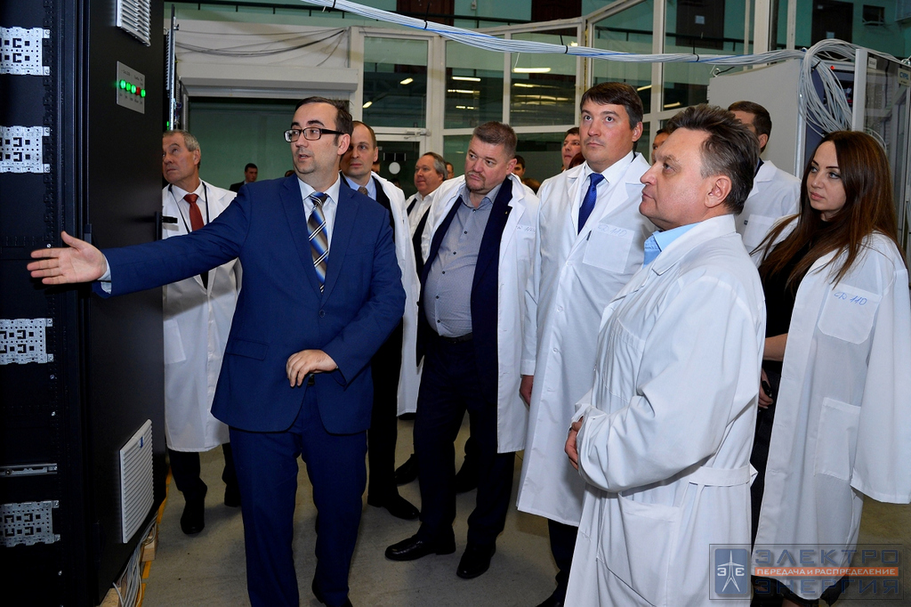 Визит делегации Минэнерго России и представителей энергетических компаний во главе с Заместителем Министра энергетики РФ Андреем Черезовым на производство АО «ЭЛАРА»
