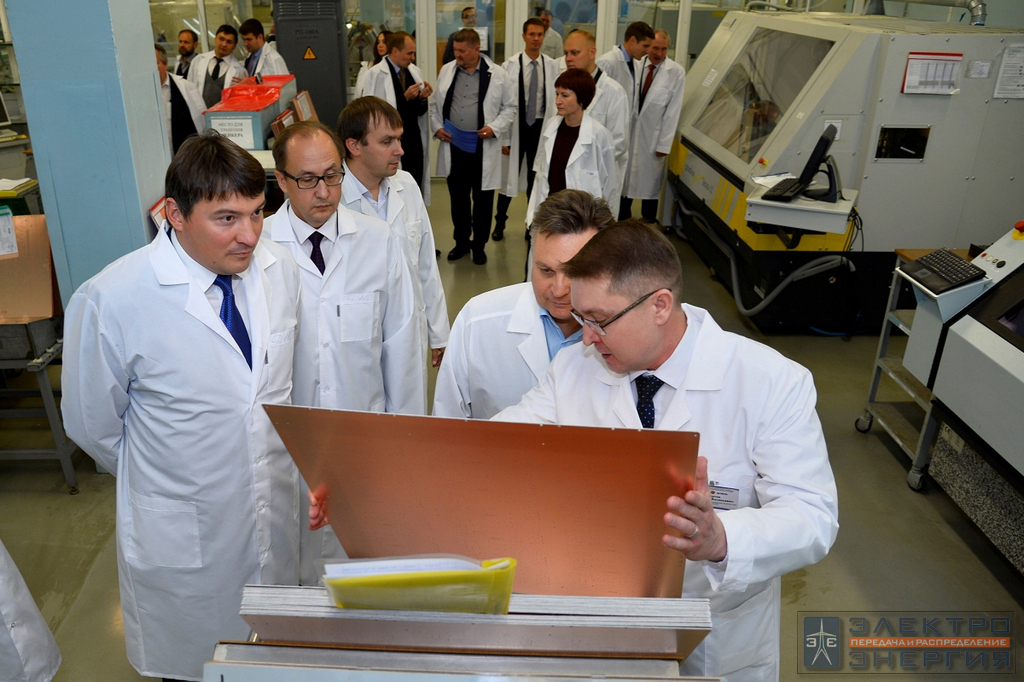 Визит делегации Минэнерго России и представителей энергетических компаний во главе с Заместителем Министра энергетики РФ Андреем Черезовым на производство АО «ЭЛАРА»
