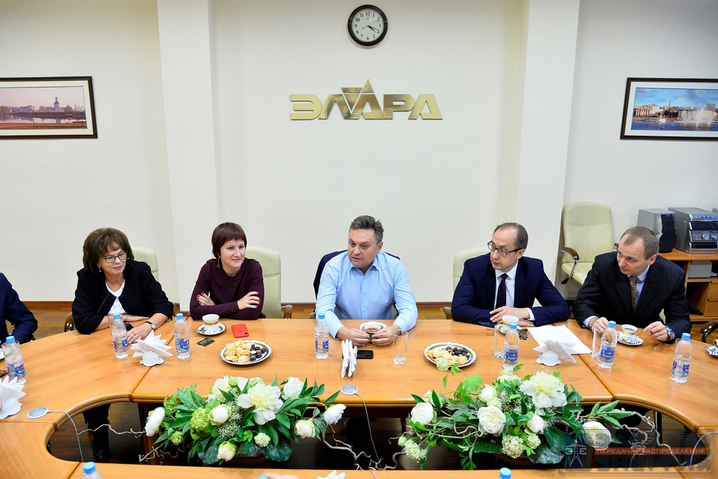 Визит делегации Минэнерго России и представителей энергетических компаний во главе с Заместителем Министра энергетики РФ Андреем Черезовым на производство АО «ЭЛАРА»
