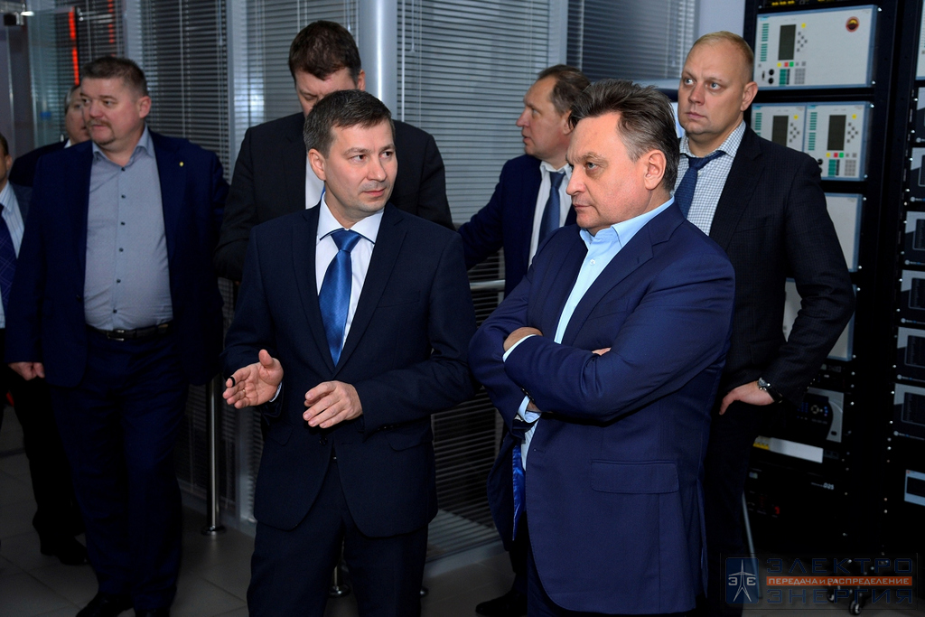 Визит делегации Минэнерго России и представителей энергетических компаний во главе с Заместителем Министра энергетики РФ Андреем Черезовым к разработчику программного обеспечения и технических решений для электроэнергетической отрасли ООО «Интеллектуальные сети»
