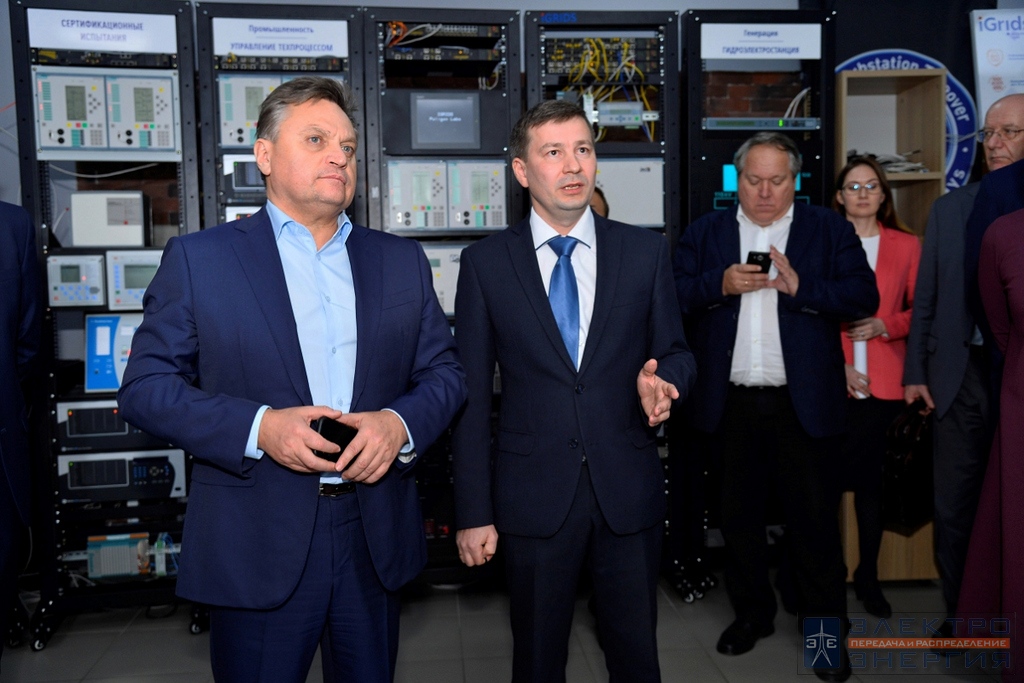 Визит делегации Минэнерго России и представителей энергетических компаний во главе с Заместителем Министра энергетики РФ Андреем Черезовым к разработчику программного обеспечения и технических решений для электроэнергетической отрасли ООО «Интеллектуальные сети»
