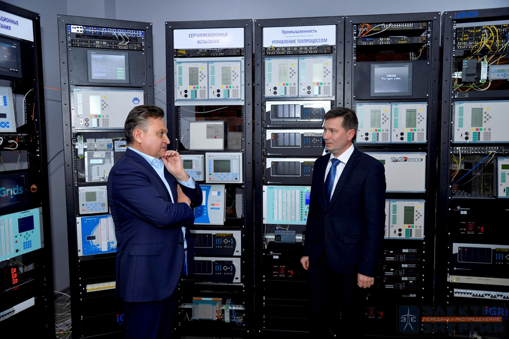 Визит делегации Минэнерго России и представителей энергетических компаний во главе с Заместителем Министра энергетики РФ Андреем Черезовым к разработчику программного обеспечения и технических решений для электроэнергетической отрасли ООО «Интеллектуальные сети»
