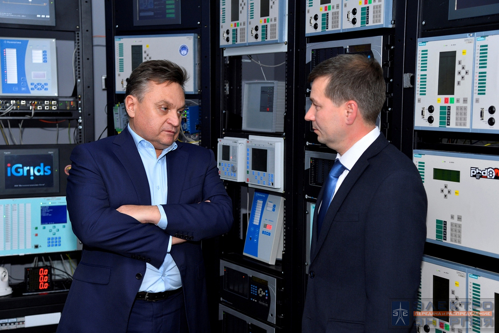 Визит делегации Минэнерго России и представителей энергетических компаний во главе с Заместителем Министра энергетики РФ Андреем Черезовым к разработчику программного обеспечения и технических решений для электроэнергетической отрасли ООО «Интеллектуальные сети»

