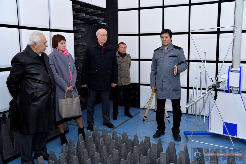 Визит делегации Минэнерго России и представителей энергетических компаний на производство в Центр сертификации, стандартизации и испытаний (лаборатория электромагнитной совместимости) в Чебоксарах
