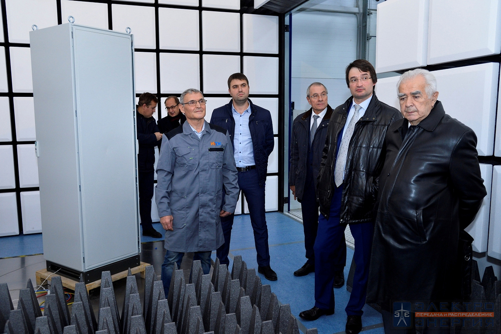 Визит делегации Минэнерго России и представителей энергетических компаний на производство в Центр сертификации, стандартизации и испытаний (лаборатория электромагнитной совместимости) в Чебоксарах
