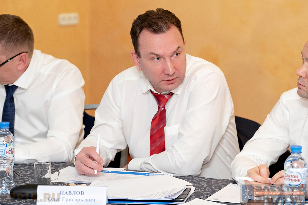 Павлов Олег Григорьевич - Заместитель Генерального директора по техническим вопросам – главный инженер ПАО «МРСК Волги», на Совещании по актуальным вопросам организации функционирования электросетевого комплекса. 11 января 2019 года, Москва
