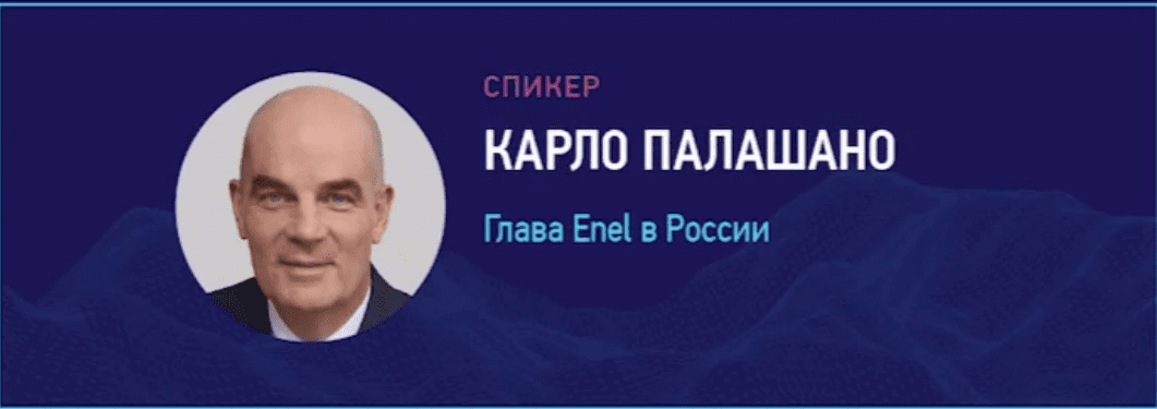 глава Enel в России Карло Палашано