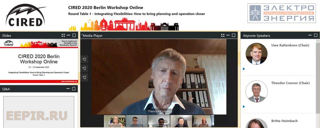 Гибкие цифровые платформы и роль ТСО в будущем CIRED 2020 Berlin Workshop